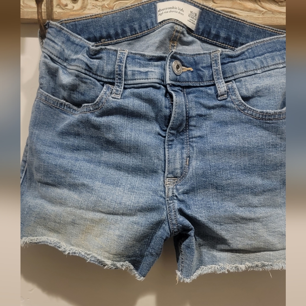 Abercrombie girls jean shorts